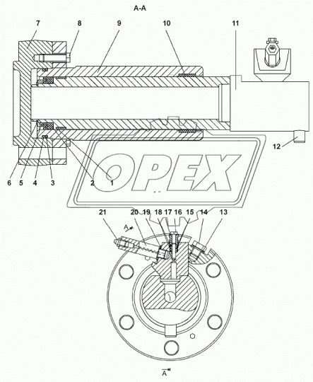 Е32-080 Уплотнеие штока d=80 ЧТЗ