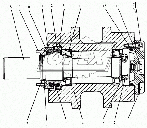 7210 Подшипник 50х90х21 ролик.радиал.конич. 1-ряд. MAN G 6.90 F 79'-87 'D 0224 MF 66Kv / 90Hs 3790Sm3 Diesel Truck with on-board platform / chassis MAN G 8