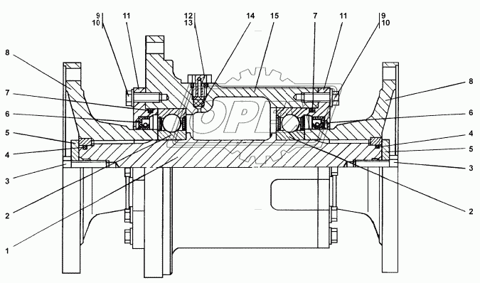 80312 Подшипник 60х130х31 шарик.радиал. 1-ряд. (закрытый) КПК