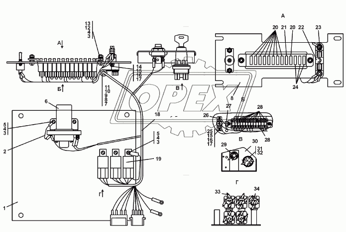 310050 Вал тормозной левый (S); (L=202 [189] мм; ф38 мм; шлицы-10); Scania (2,3,4 серии) SCANIA N Bus (2004-2020) HD-parts