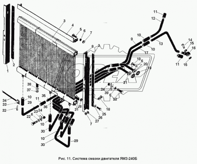 701.14.05.000 Радиатор масляный