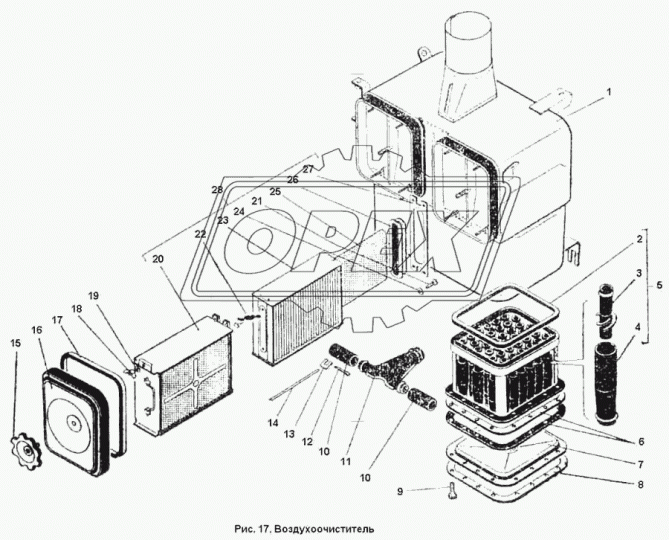 700А.19.04.160-1 Кассета на воздухоочиститель К-700 ПТЗ