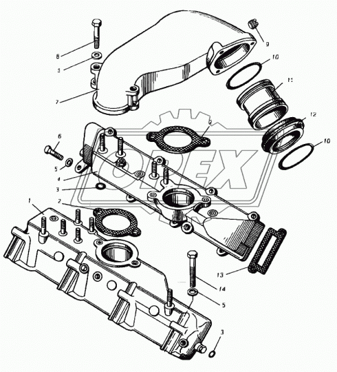 45 9328 1097 Болт ГОСТ-7798 М10х100х1,25; Р=28 К=14 (ГОСТ-7795) ЯМЗ