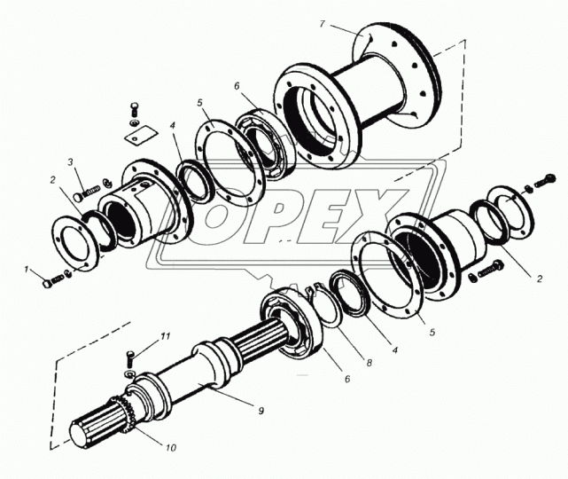 700А.2213015 Прокладка ф170х210; 8отв.ф11 ВАТИ