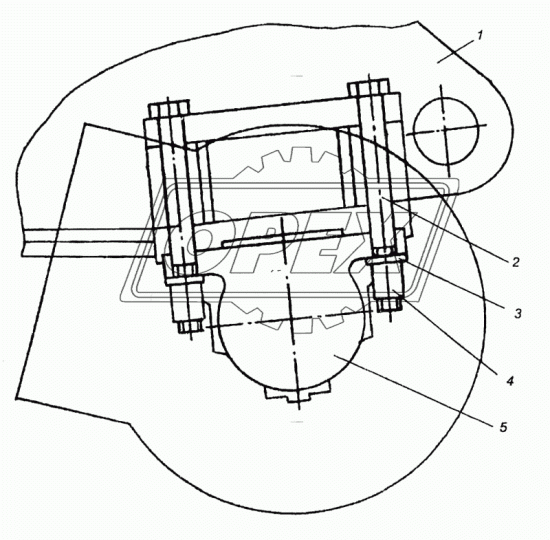 2765020-2900053 Гайка ГОСТ-22354 М30х2 h=44 К=41
