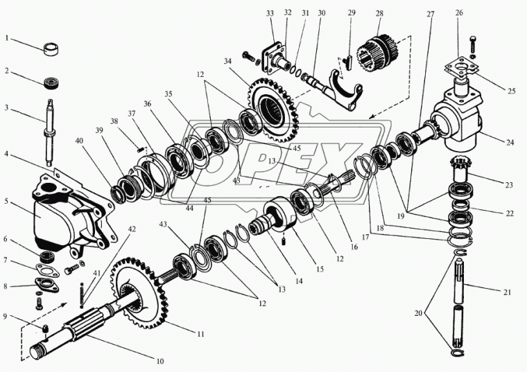 700.1701201 Корпус подшипника ПТЗ