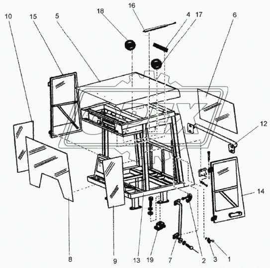270000861 Стекло ветровое