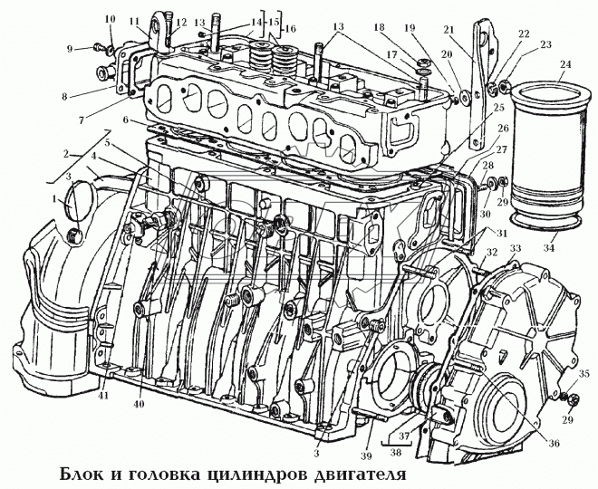 24-50-1002110-30 Крышка коробки толкателей (дв.ЗМЗ-402,4021,4025,4026,4021-70,410) ЗМЗ