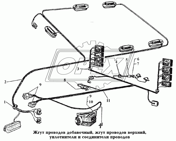 22038-3724034 Жгут проводов верхний РЫБИНСК