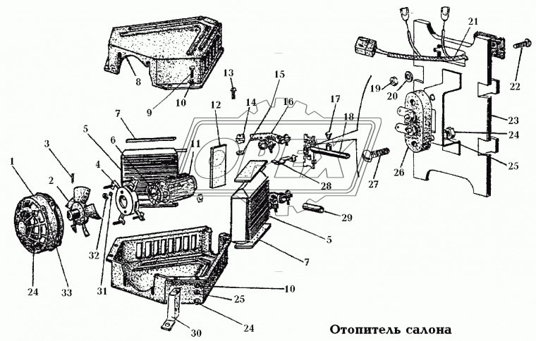 22038-3724066 Жгут проводов отопителя РЫБИНСК