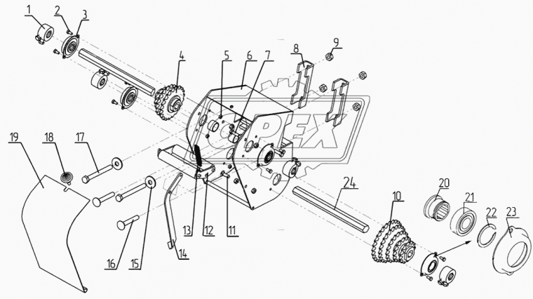 180106 Подшипник 30х55х13 шарик.радиал. 1-ряд. (закрытый); (закрытый)