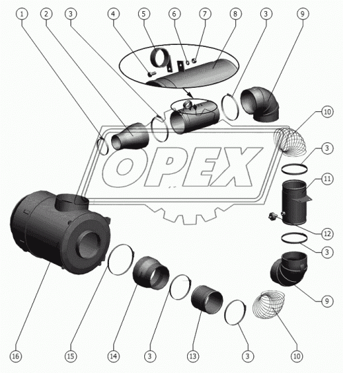 132.3839600 Датчик сигнализатора засора КАМАЗ,Алтайский дизель СТАТО