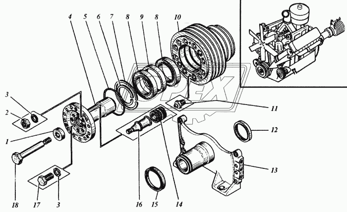 238АК-1005089 Кольцо С/И (сталь) стопорн. универс. (в отвер.) без ушек ф94х107х3 универсальное с отверстиями, внутр./наружное ЯМЗ