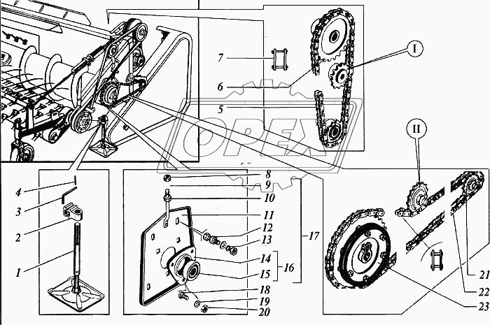 С-ПР-19,05-3180 Звено соединительное 1 рядное(замок)