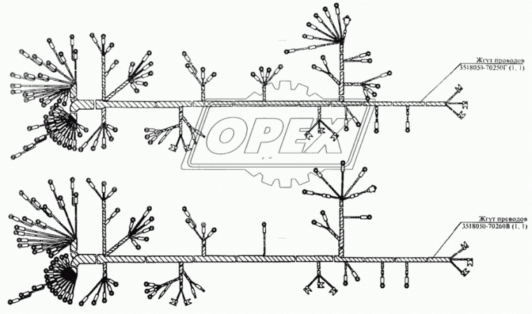 3518050-70250Г Жгут проводов РЫБИНСК