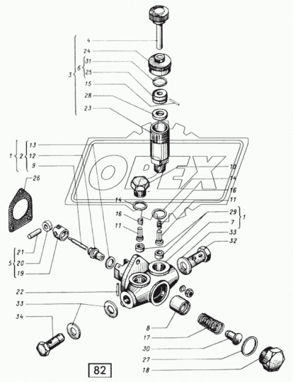 80.16.130-1 Корпус подкачив.насоса ЧТЗ