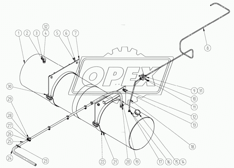 861024 Шайба тарельчатая (сталь) ф22х30х3, ГОСТ3057-90