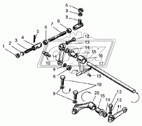 842.1108045 Вал привода ТМЗ