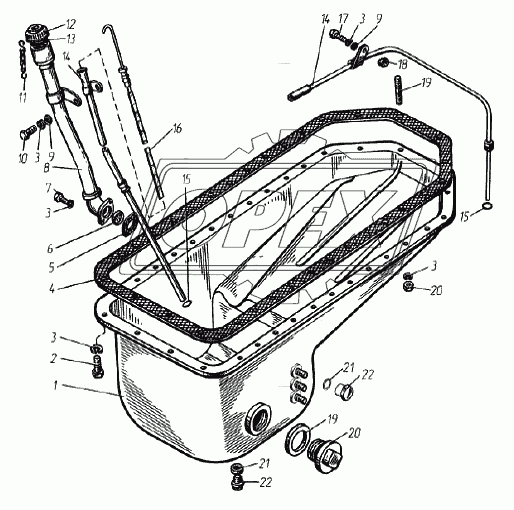8423.1009010-11 Картер масляный (поддон) дв.ТМЗ-8435,8481,8482,85226 ТМЗ