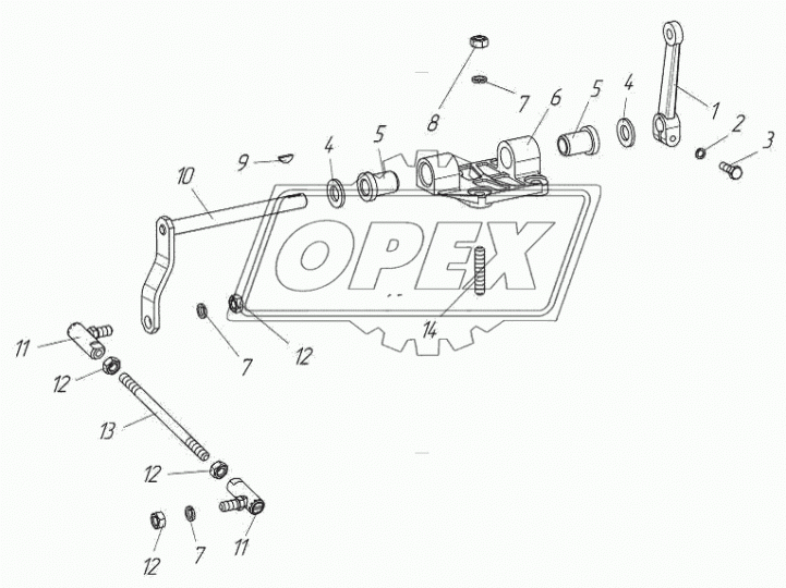 216526-П29 Шпилька М8 L=38 Р1=17х1/14х1,25 крепления карбюратора Зил-130 ЯМЗ