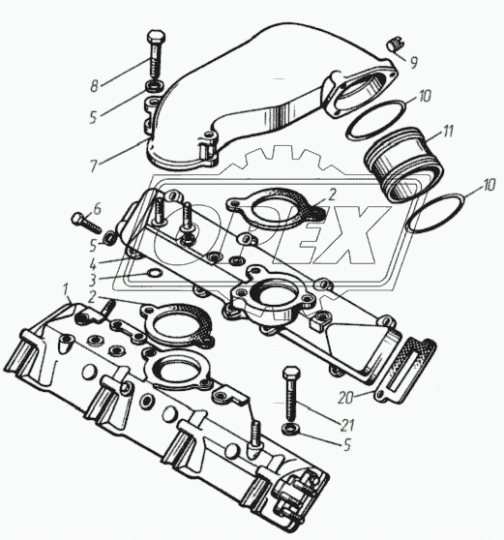 8423.1115014-10 Коллектор впускной левый ТМЗ