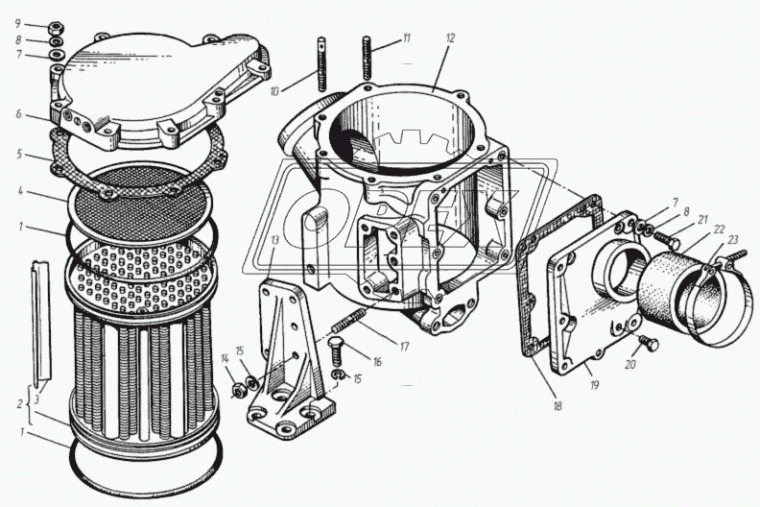8481.1170200 Охладитель наддувного воздуха ОНВ ТМЗ-8421 - 85227 ТМЗ