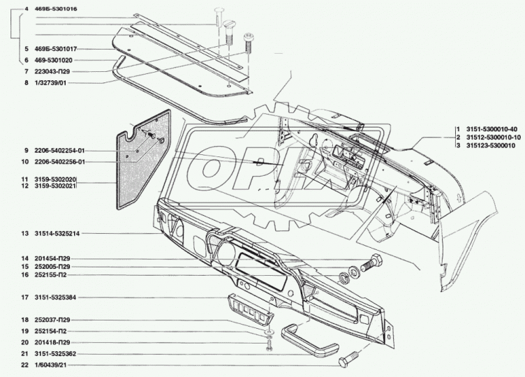 1/32739/01 Винт ГОСТ-17473 М5Х10х0,8 Р=7,6 с полукруг.голов. (10х0х0) БелЗАН