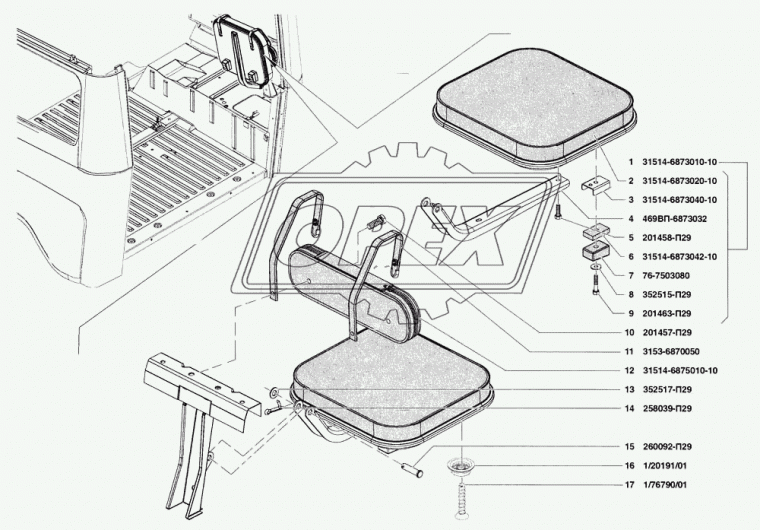 1/76790/01 Саморез М3,6х16 п/потай БелЗАН