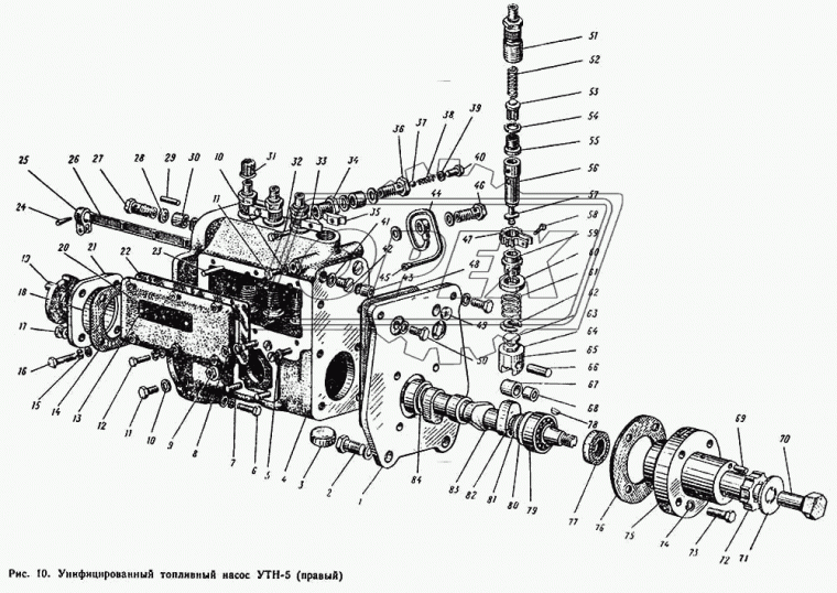 УТН-3-1111481 Болт-штуцер С/И М10х18х1,5 Р=8 К=13/14 топлив.насоса Д-130 НЗТА