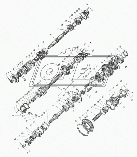375-1802036-Б2 Шестерня высшей передачи перв.вала(27) (для мостов с перед.числом 7,32) Урал