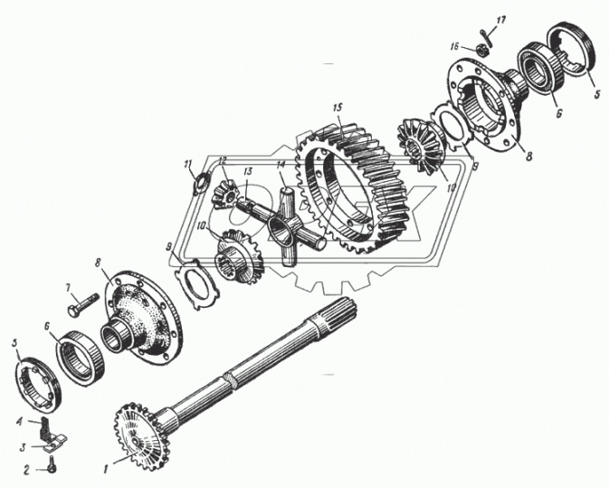375-2403044 Втулка (сталь) ф29х31 L=28 разрезная, сателлита Урал