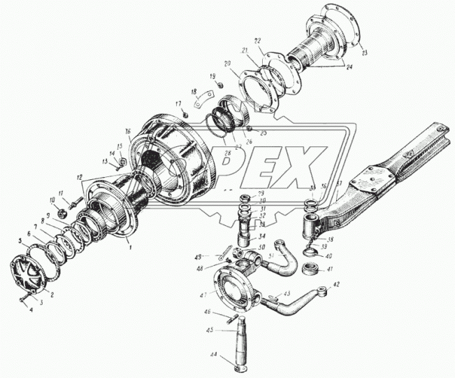 375-3103047-Б Кольцо ф200х215х10 пылезащитное ступицы войлок Урал