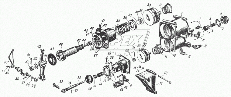 339054-П Фитинг Угольник Рнаруж=М20х1,5/М20х2 L=38х43 Урал