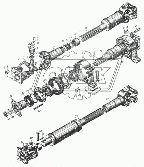 51-1701211 Сальник (манжета) 51х76х9,5/14,5 втор.вала КПП Г53/ПАЗ/УАЗ (0х0х15) БРТ