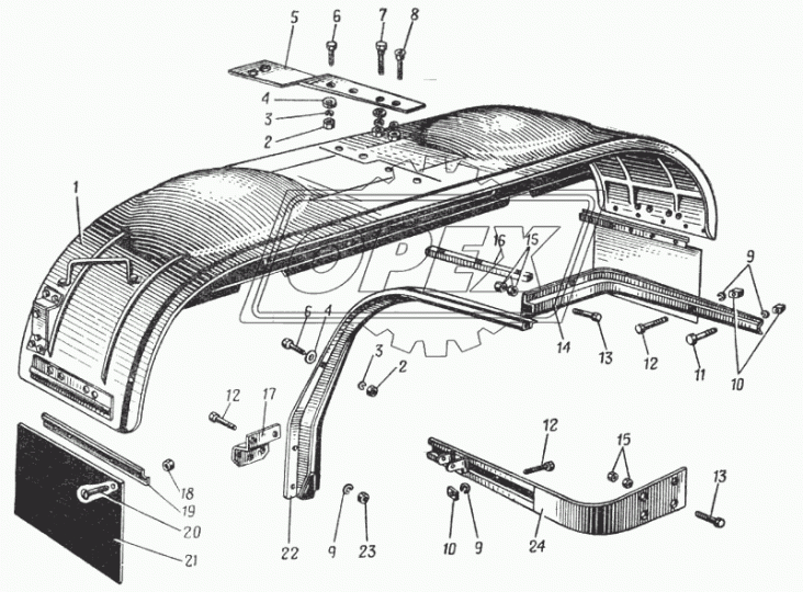 375С-8404035 Подкладка Урал