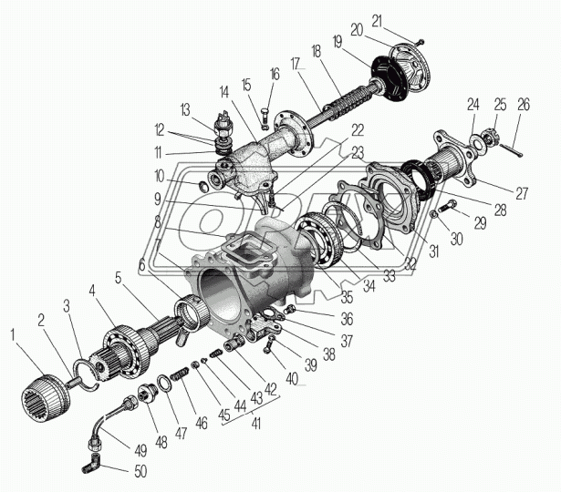 5557Х-4202126 Вилка включения КОМа L=115 ф64 Урал