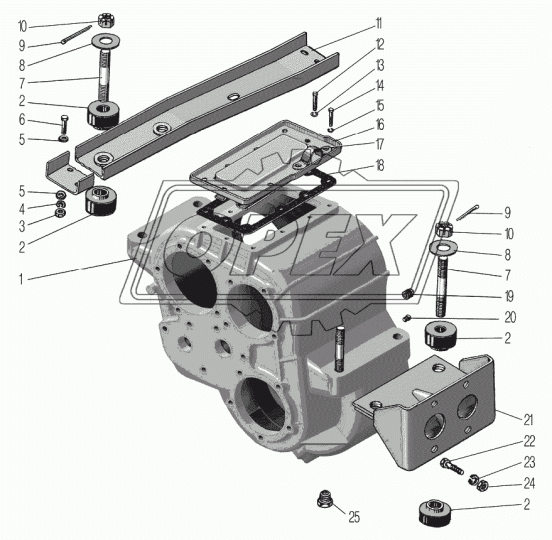 4320П2-1802012-31 Картер РК Урал
