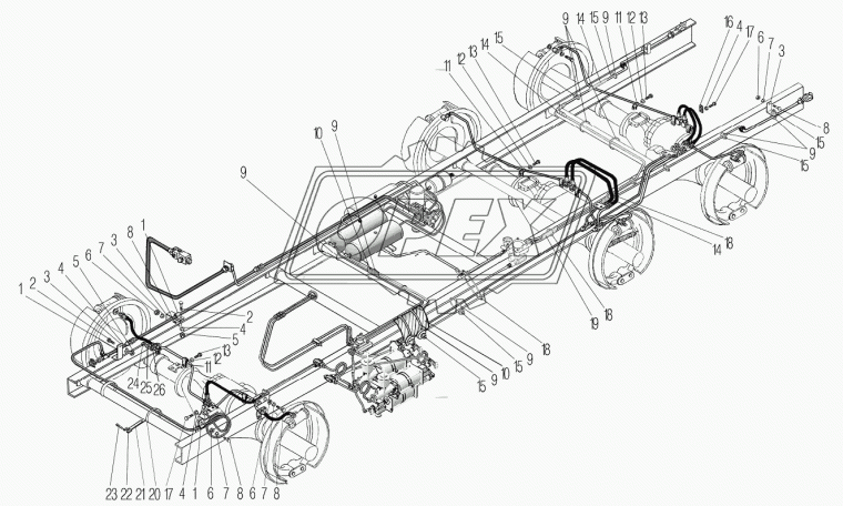 4320Х-3724224 Лента УРАЛ проводов защитная Урал