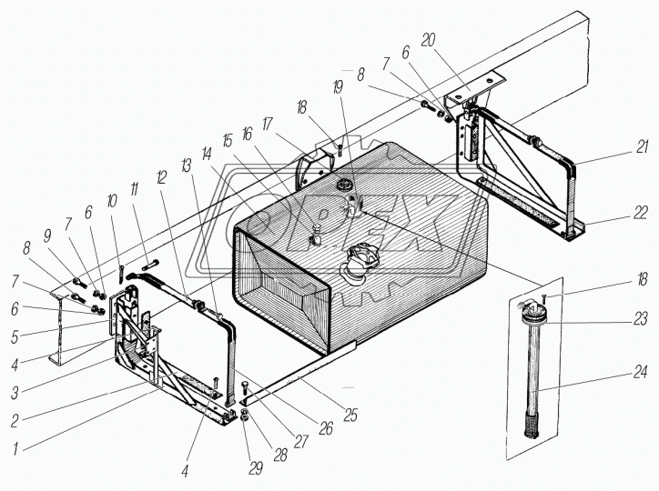 4320Я5-1104002 ТОПЛИВОЗАБОРНИК Урал
