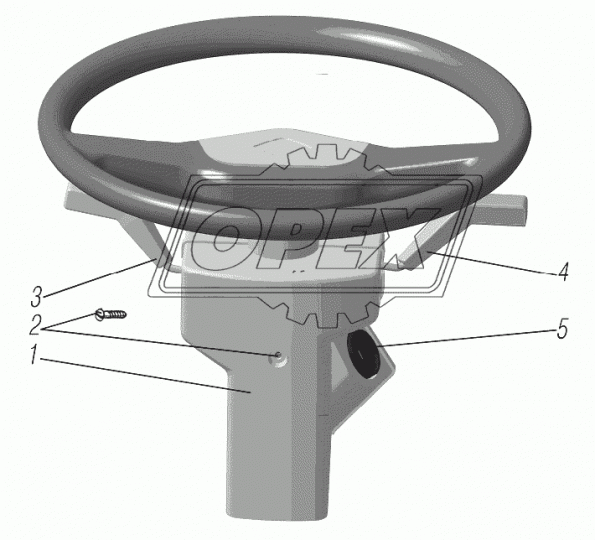 9902.3709-01 Переключатель стеклоочистителя и стеклоомывателя ГАЗель, УРАЛ-63685,63674 (12-24v) 7контактов с кнопкой (195х100х350) АвтоАрматура