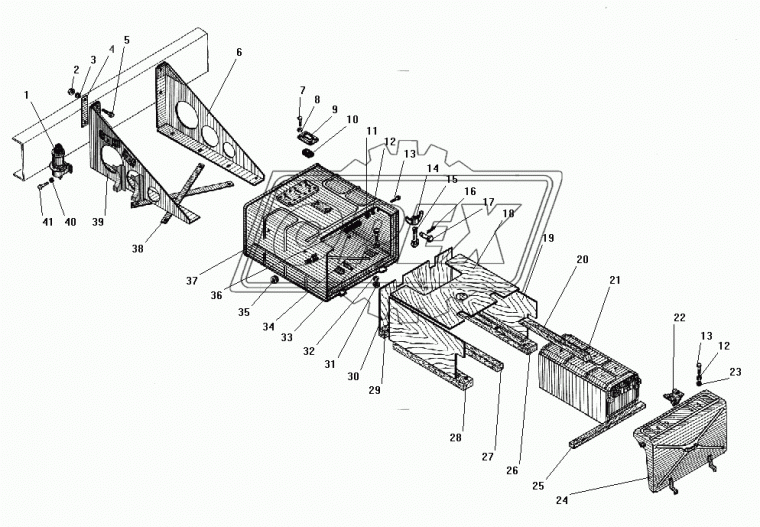 4320-3748158 Прокладка (РТИ) С/Ф; 10х14х120, П-образная Урал