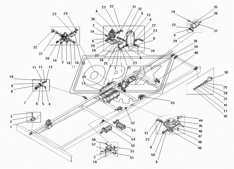 333618 Фитинг (штуцер) прямой; Рнаруж=М22х1,5/М22х1,5; К=22 L=42 прямой/прямой Урал