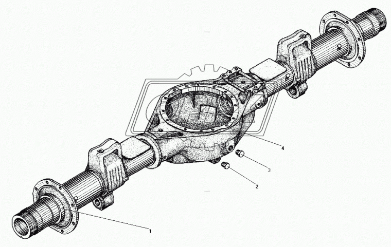 55571-2401010 Картер ЗМ в сб.(15отв.) Урал