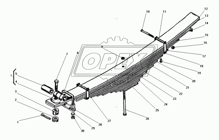 4320-2902044 Гайка ГОСТ-5916 М16х1.5; h=13-15 К=24 Урал