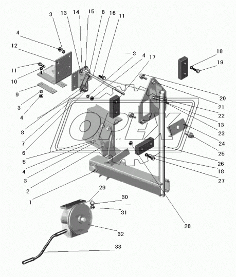 5557-8502365 Палец ф16х80 L1=74 под шплинт Урал