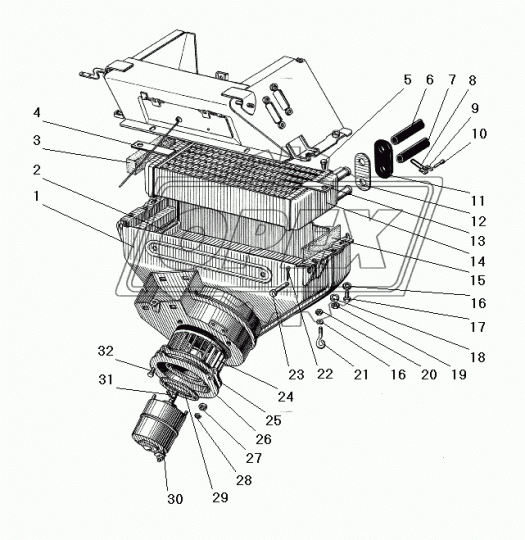 4320-8102030 Ротор вентилятора отопителя МАЗ Урал