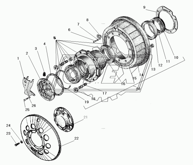 55571-3124087 Кожух защитный Урал