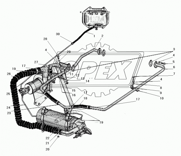 4320Я3-1015537 Кронштейн крепления Урал
