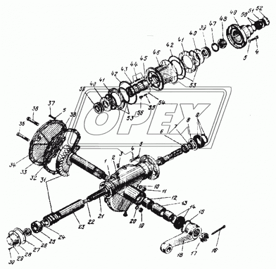 375-3401150 Сальник (манжета) углового редуктора 1.2-45х70-1 однобортный БРТИ