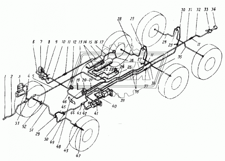 375СН-3506226 Шланг в броне ф25 L=2120 Г=М20+К24/Г=М20+К24 УРТ